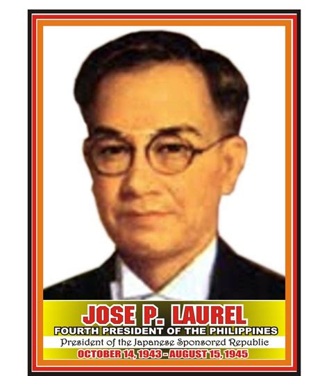 Jose P. Laurel .